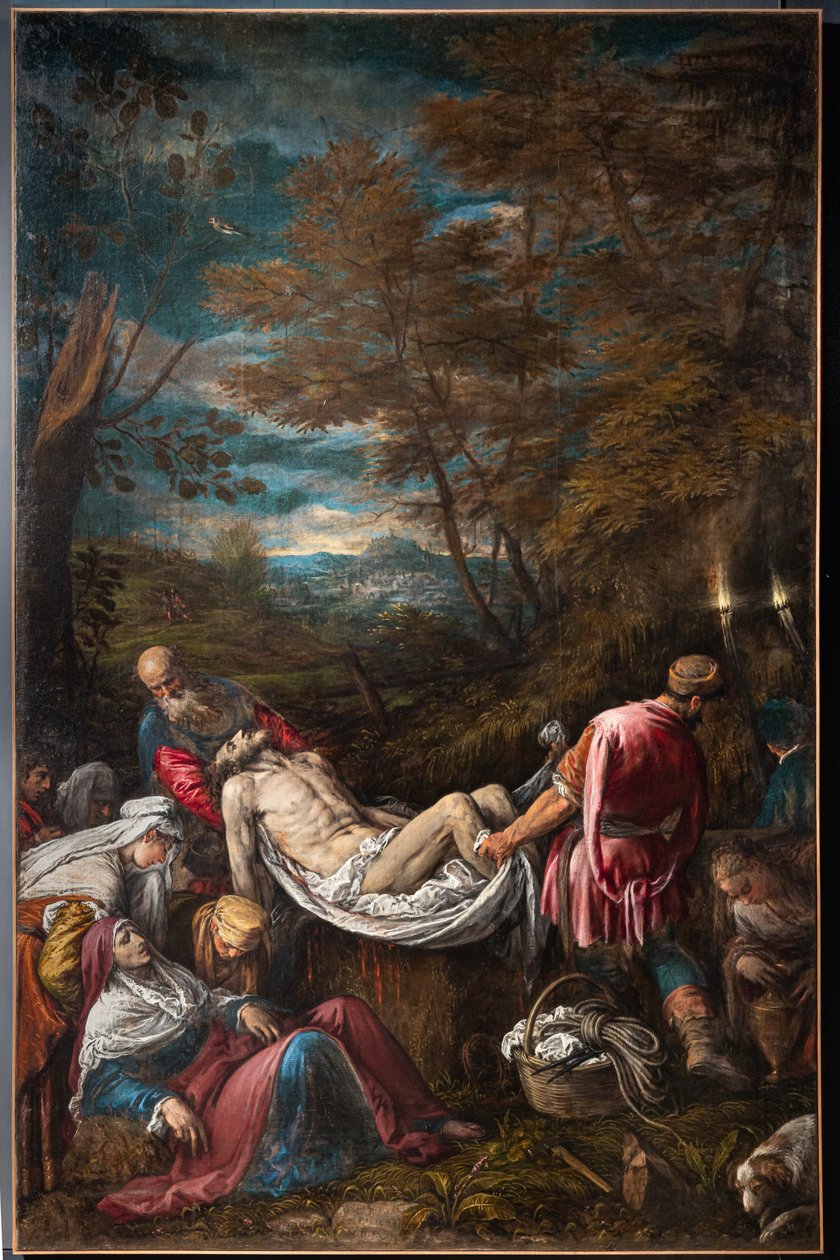 Begravelse af Kristi legeme af Jacopo (1510 92) Bassano