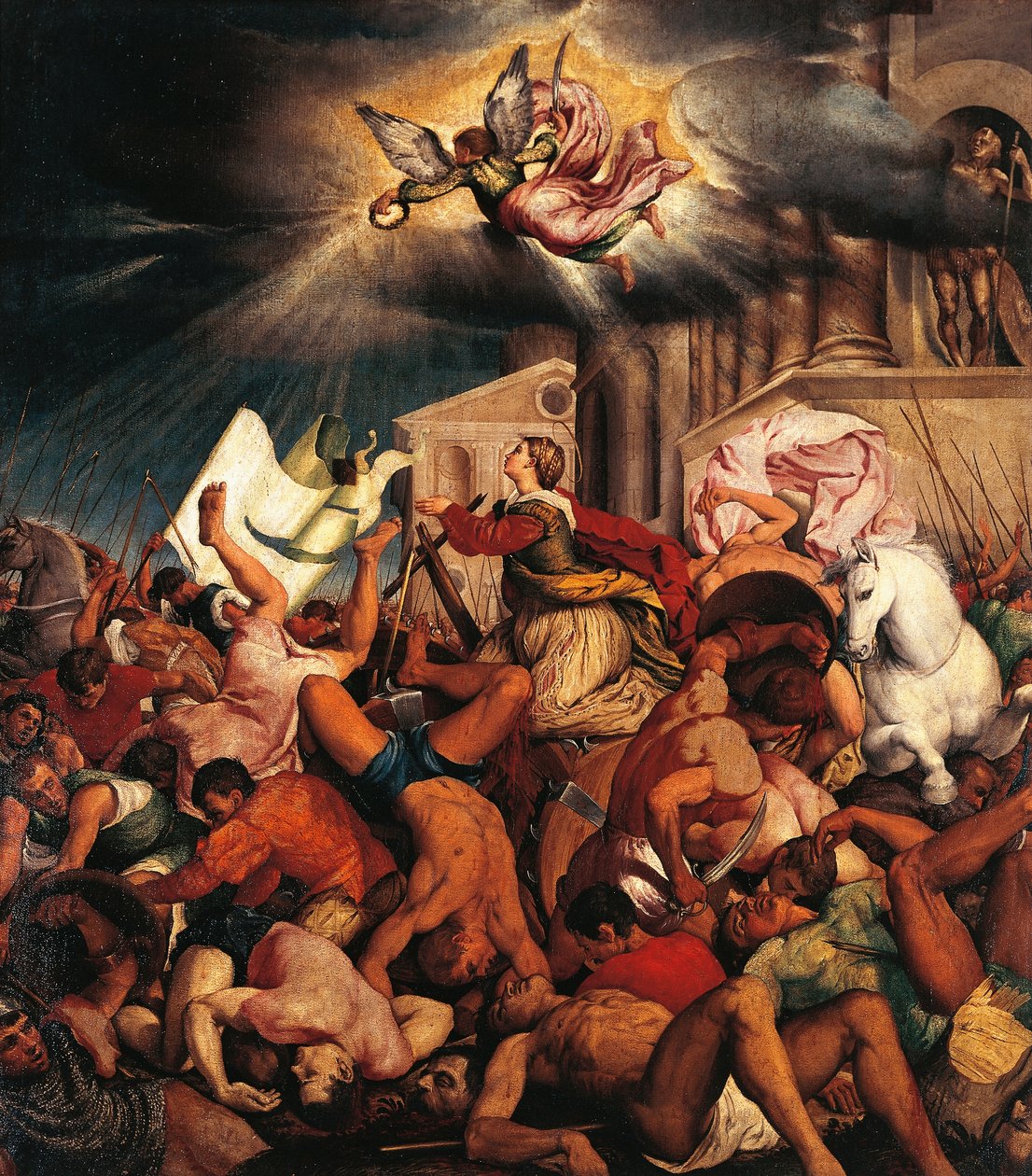 Martyrium af Saint Catherine, af Jacopo Bassano (ca 1510-1592) af Jacopo (1510 92) Bassano