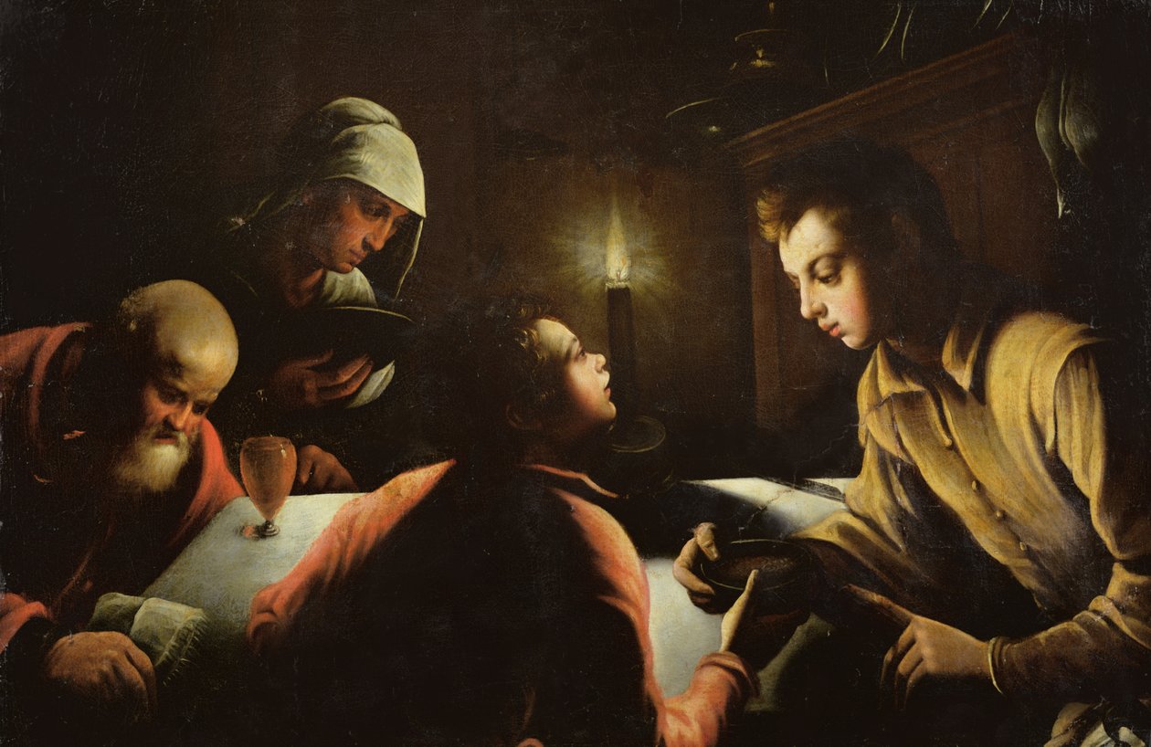 Esau sælger sin førstefødselsret af Jacopo 1510 92 after Bassano