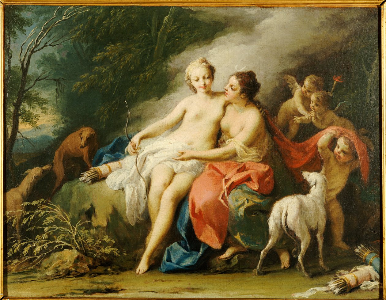 Jupiter og Callisto af Jacopo Amigoni