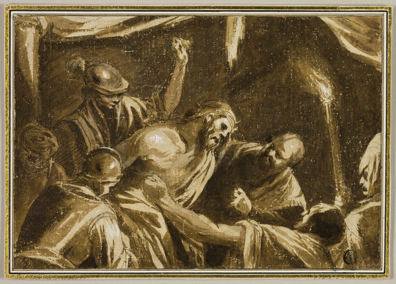 Kristus kronet med torne af Jacopo Bassano