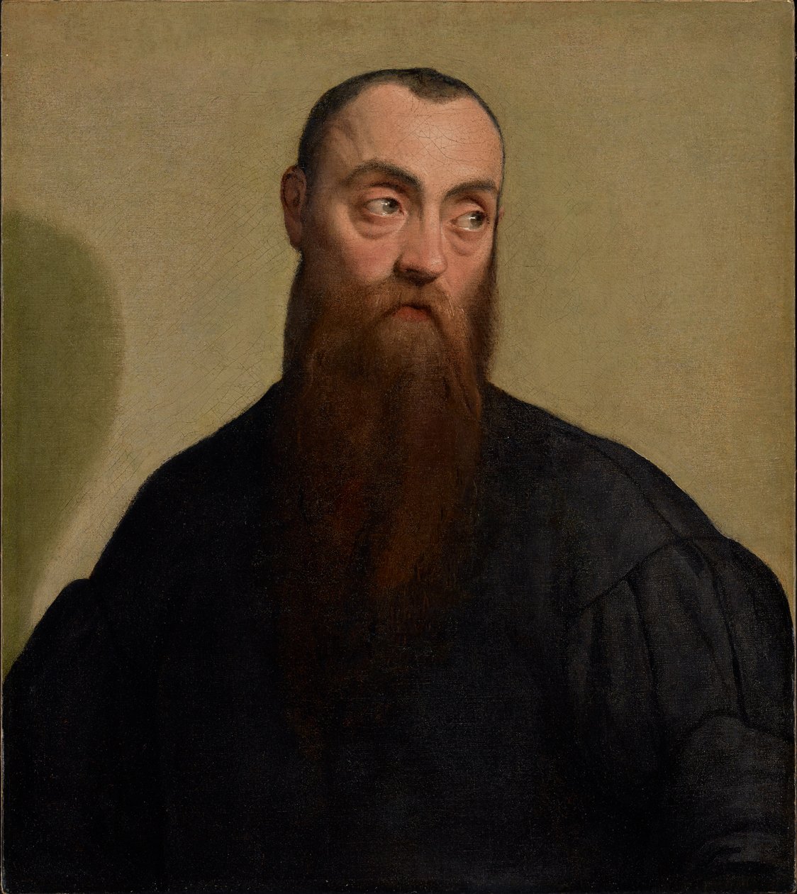 Portræt af en skægget mand af Jacopo Bassano