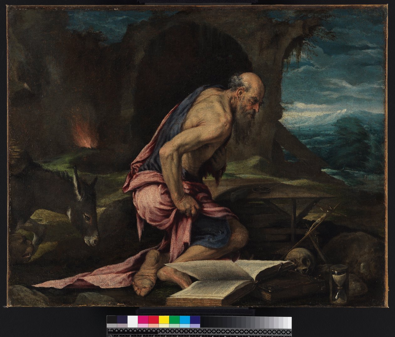 Sankt Hieronymus i ørkenen, 1562 af Jacopo Bassano