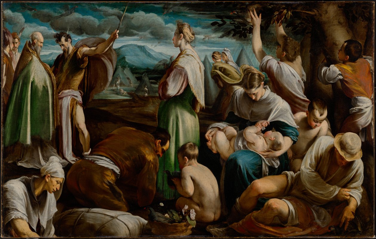 Vagtlernes mirakel af Jacopo Bassano