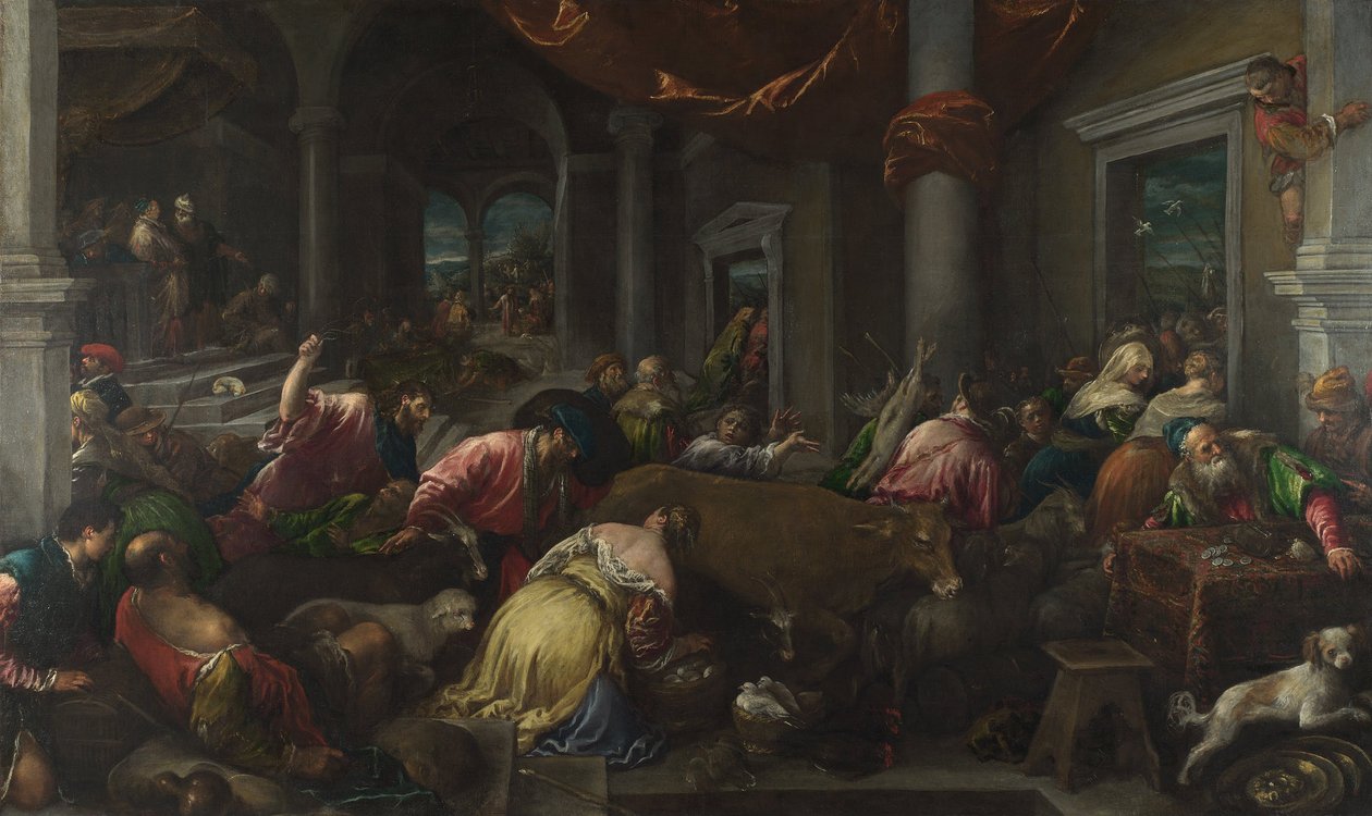 Templets renselse, ca. 1580 af Jacopo Bassano il vecchio