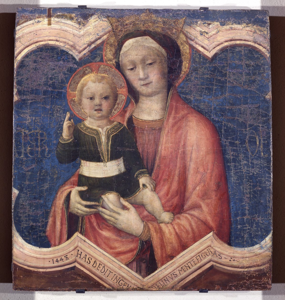 Madonna og barn, 1448 af Jacopo Bellini