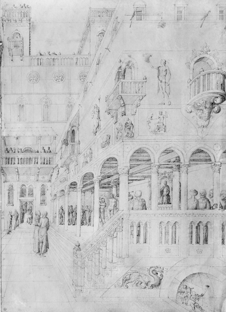 The Flagellation, fra Jacopo Bellini