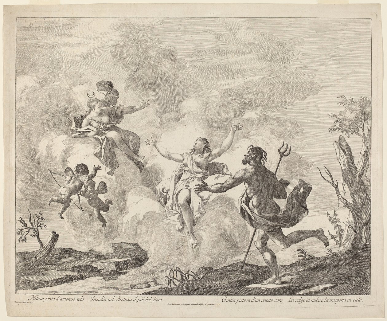 Alpheus og Arethusa af Jacopo Guarana