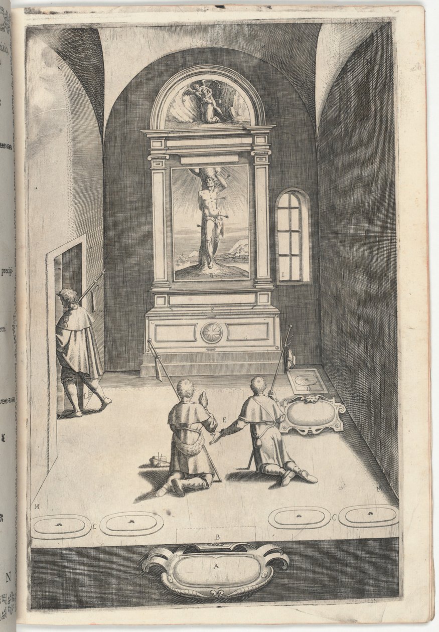 Sankt Sebastians kapel [plade N] af Jacopo Ligozzi
