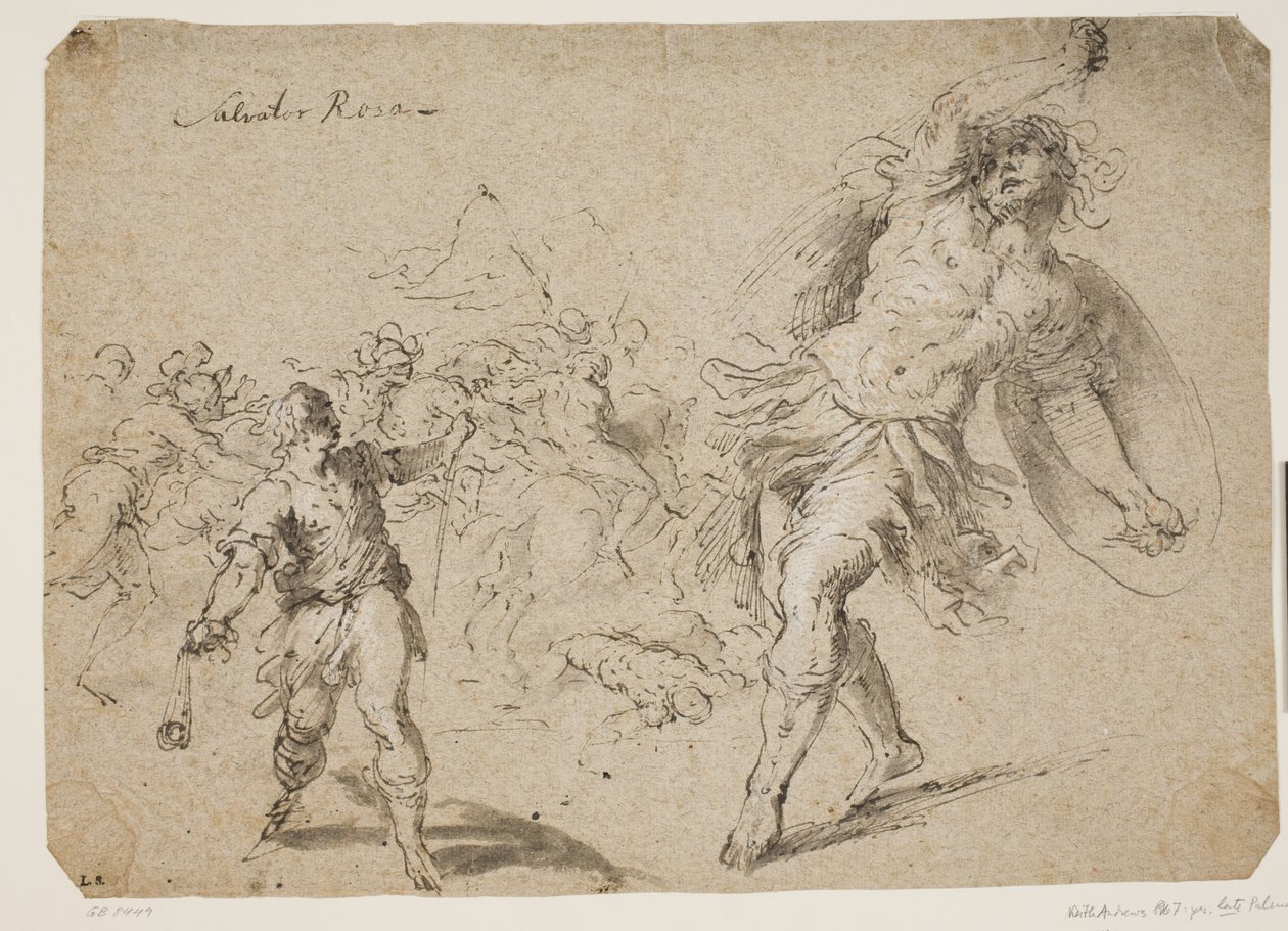 David og Goliat af Jacopo Palma