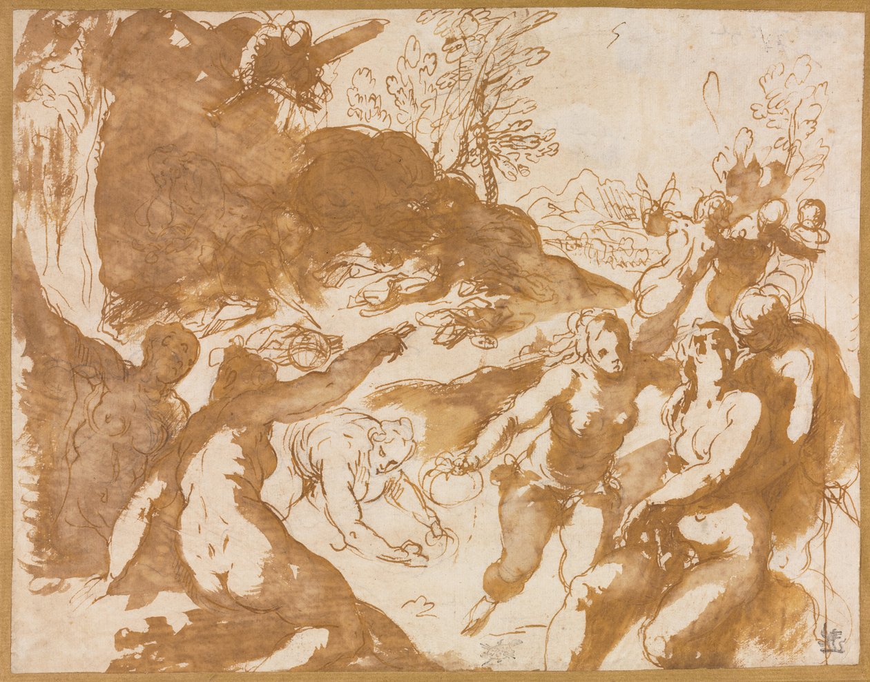 Apollo and the Muses Awakened by the Call of Fame, 1590