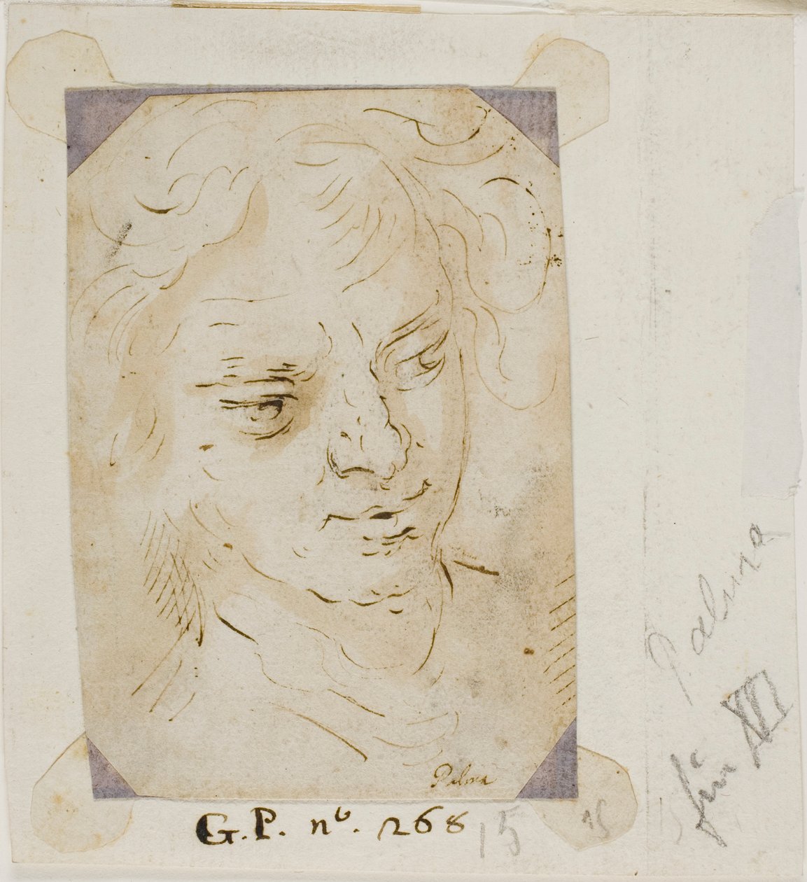 Hoved af en mand af Jacopo Palma il Giovane