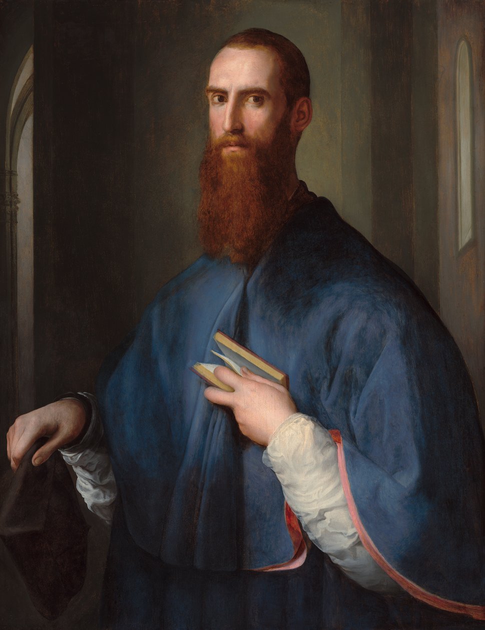 Monsignor della Casa, ca. 1541-42 (olie på panel) af Jacopo Pontormo
