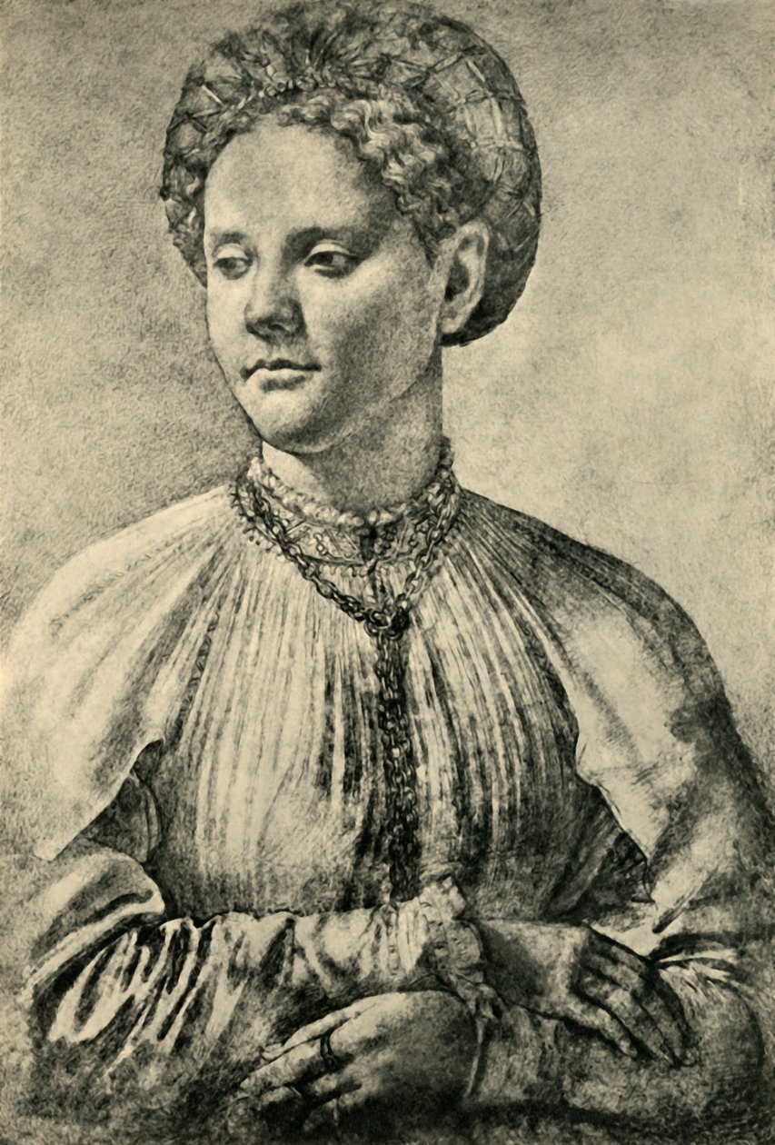 Portræt af en kvinde, c1515-1557, 1943. af Jacopo Pontormo