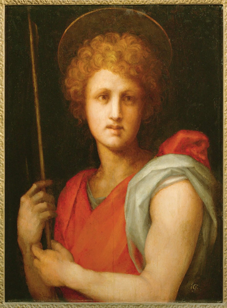 Sankt Johannes Døber (maleri på lærred) af Jacopo Pontormo