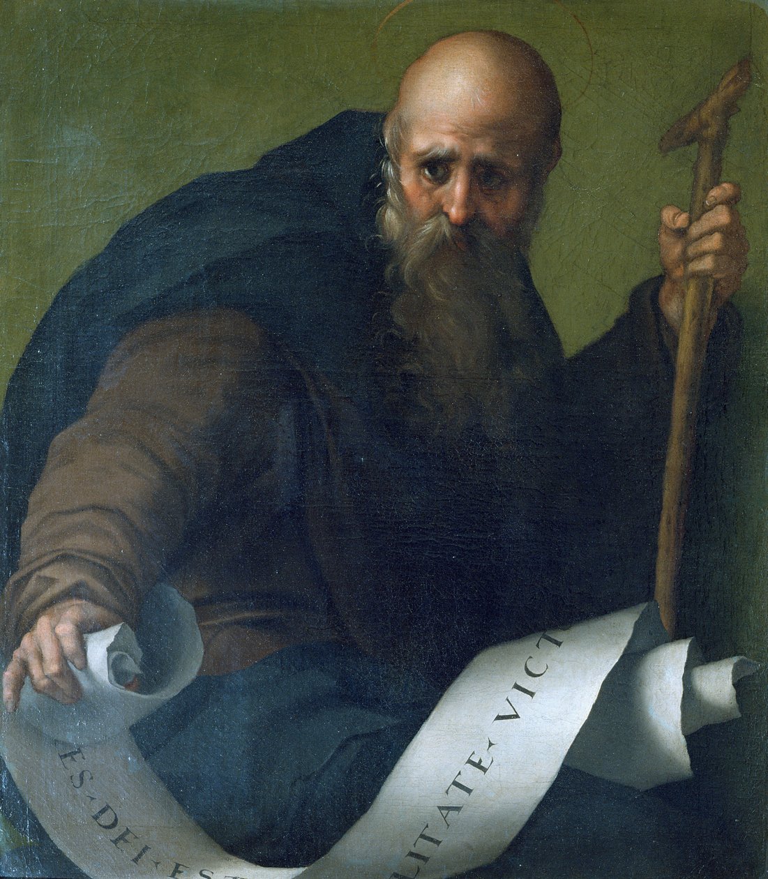 St. Anthony Abbed (ca. 251-356) ca. 1518-19 af Jacopo Pontormo