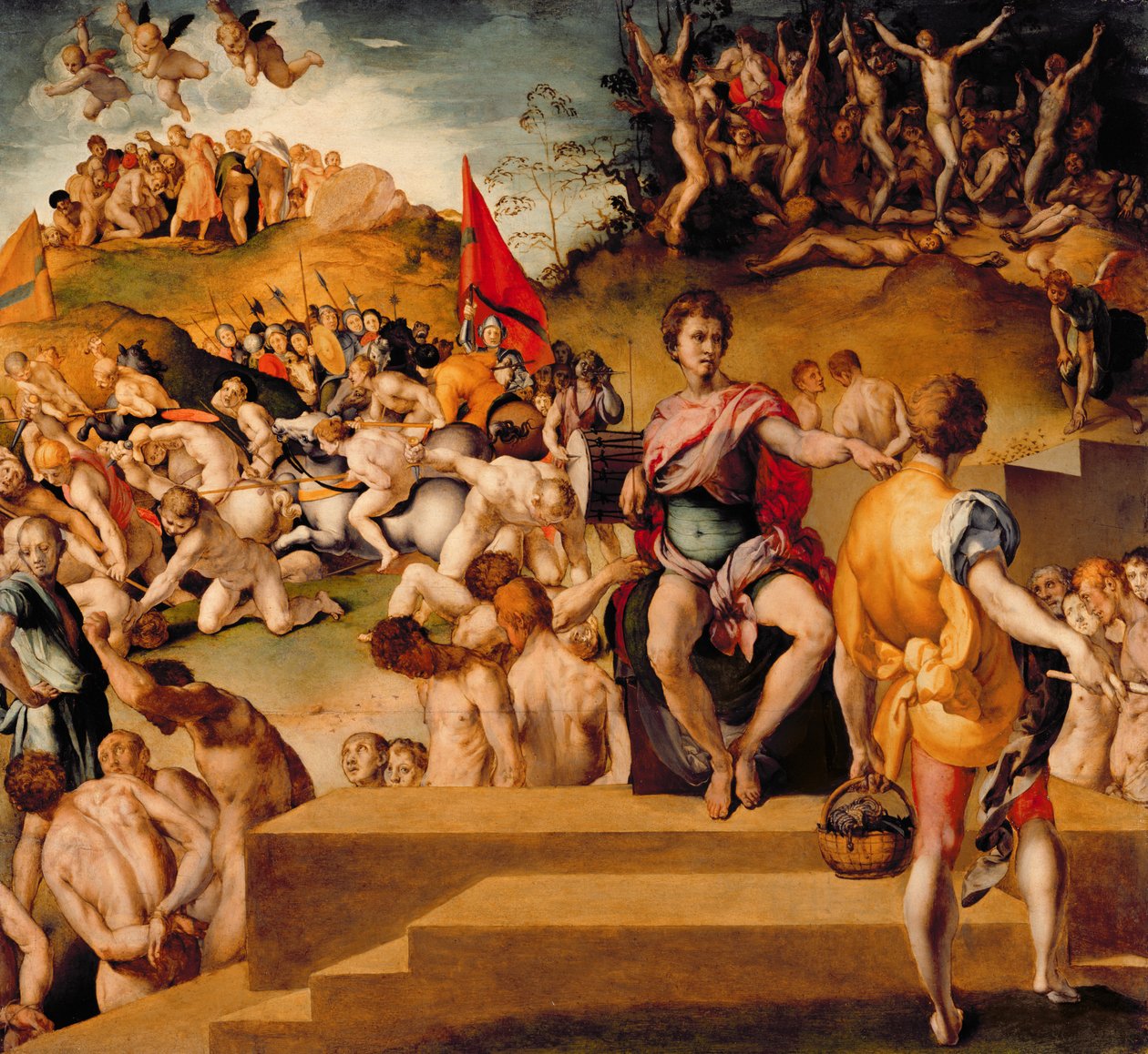 Theban Legions Martyrium af Jacopo Pontormo