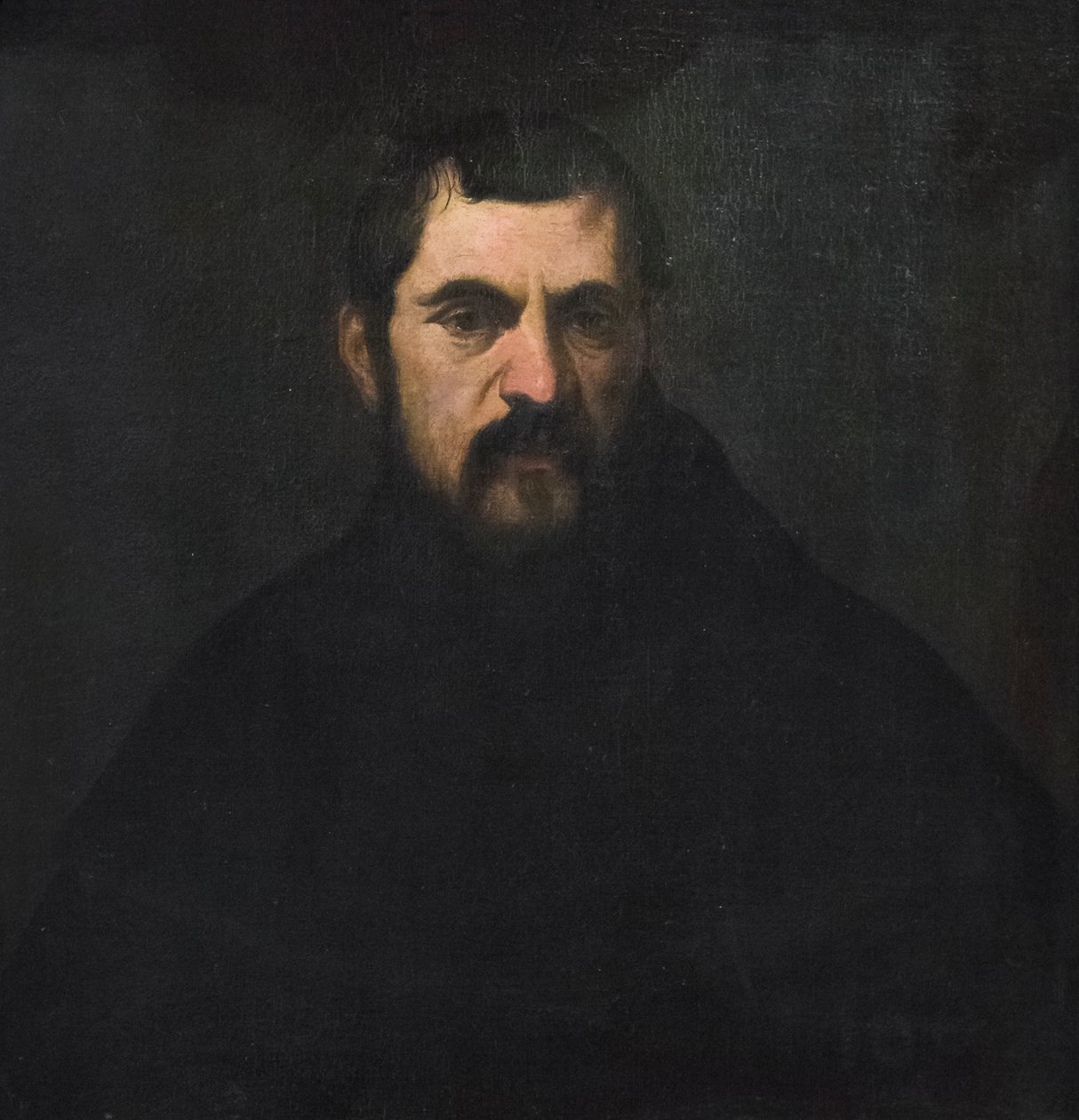 Portræt af en munk af Jacopo Robusti (attr. to) Tintoretto