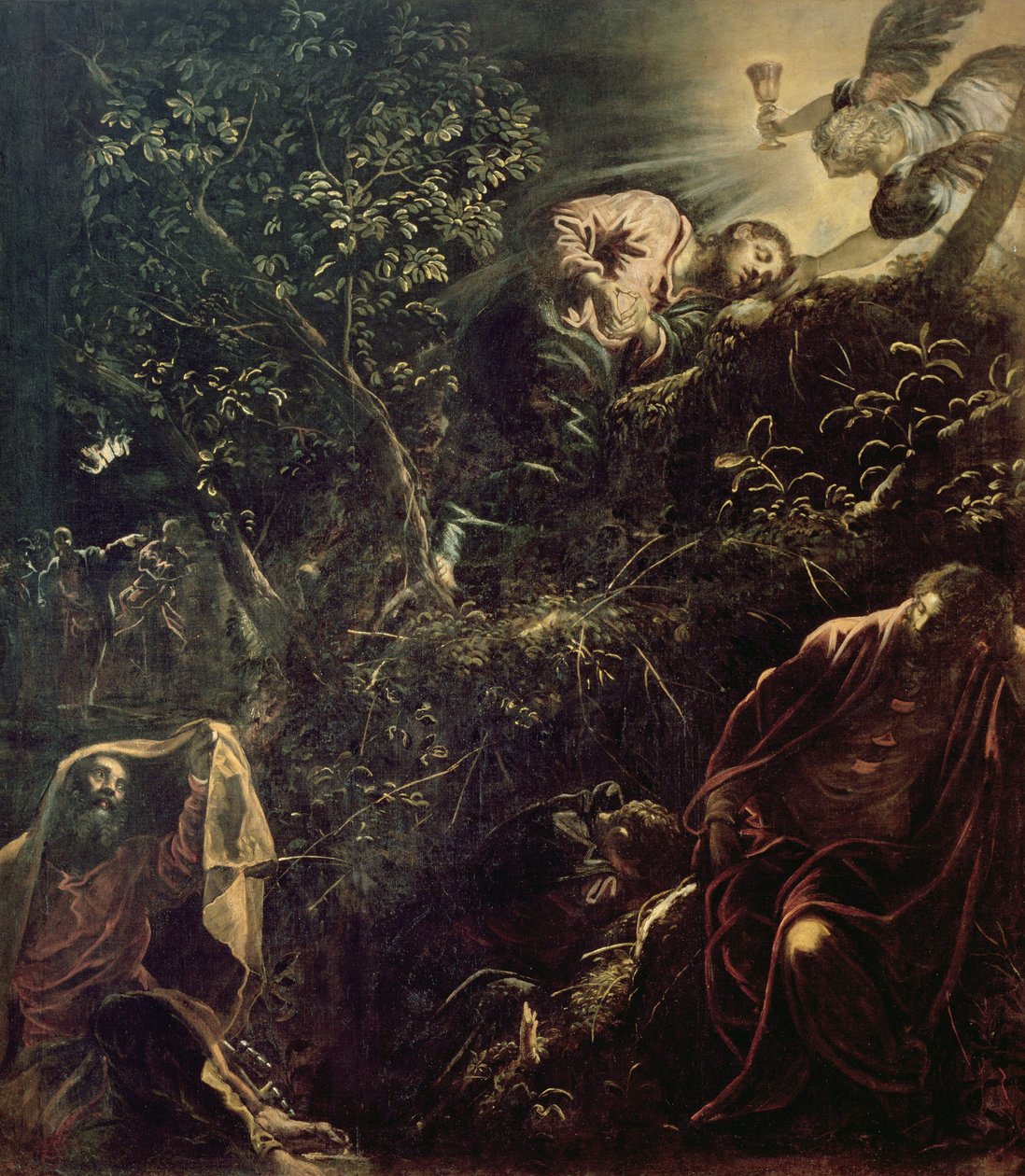 Kristus i Getsemane Have af Jacopo Robusti Tintoretto
