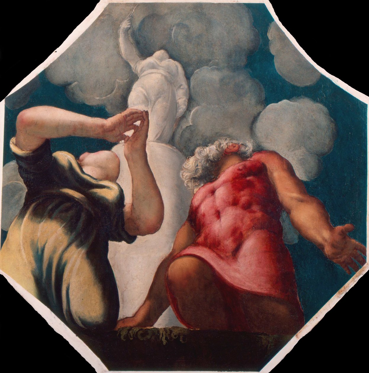 Deucalion og Pyrrha af Jacopo Robusti Tintoretto