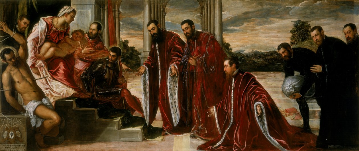 Skatmestrenes Madonna, 1567 af Jacopo Robusti Tintoretto