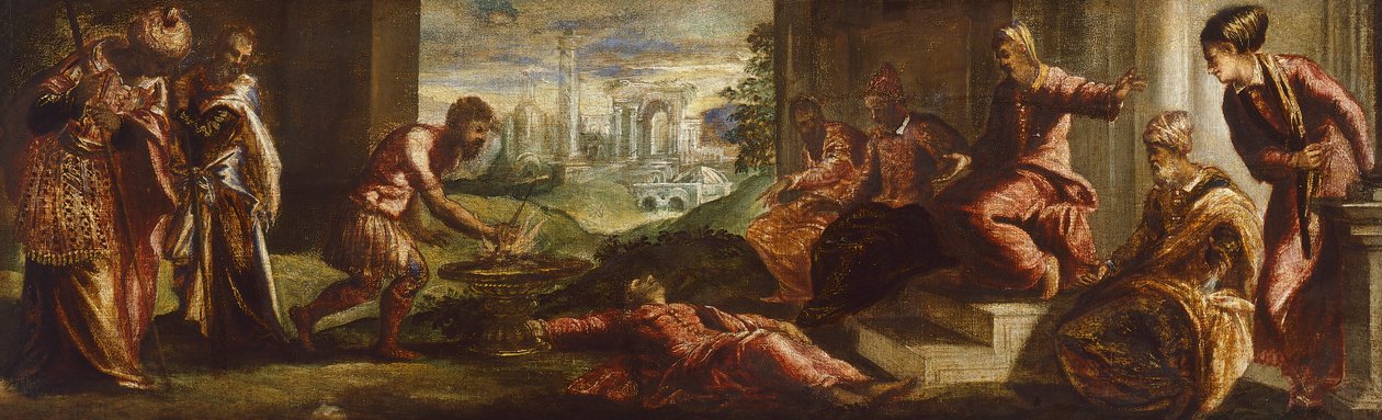 Mucius Scaevola af Jacopo Robusti Tintoretto