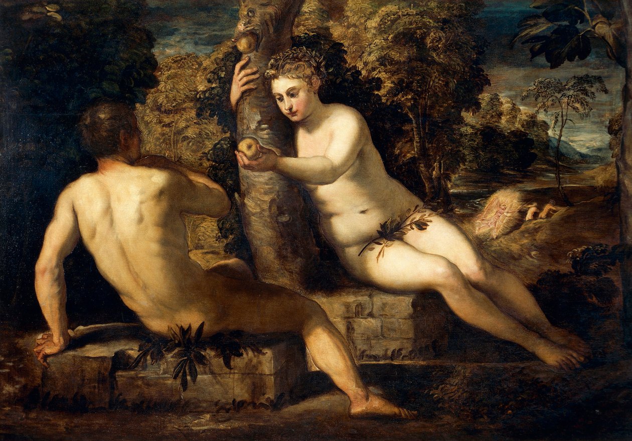 Arvesynden af Jacopo Robusti Tintoretto
