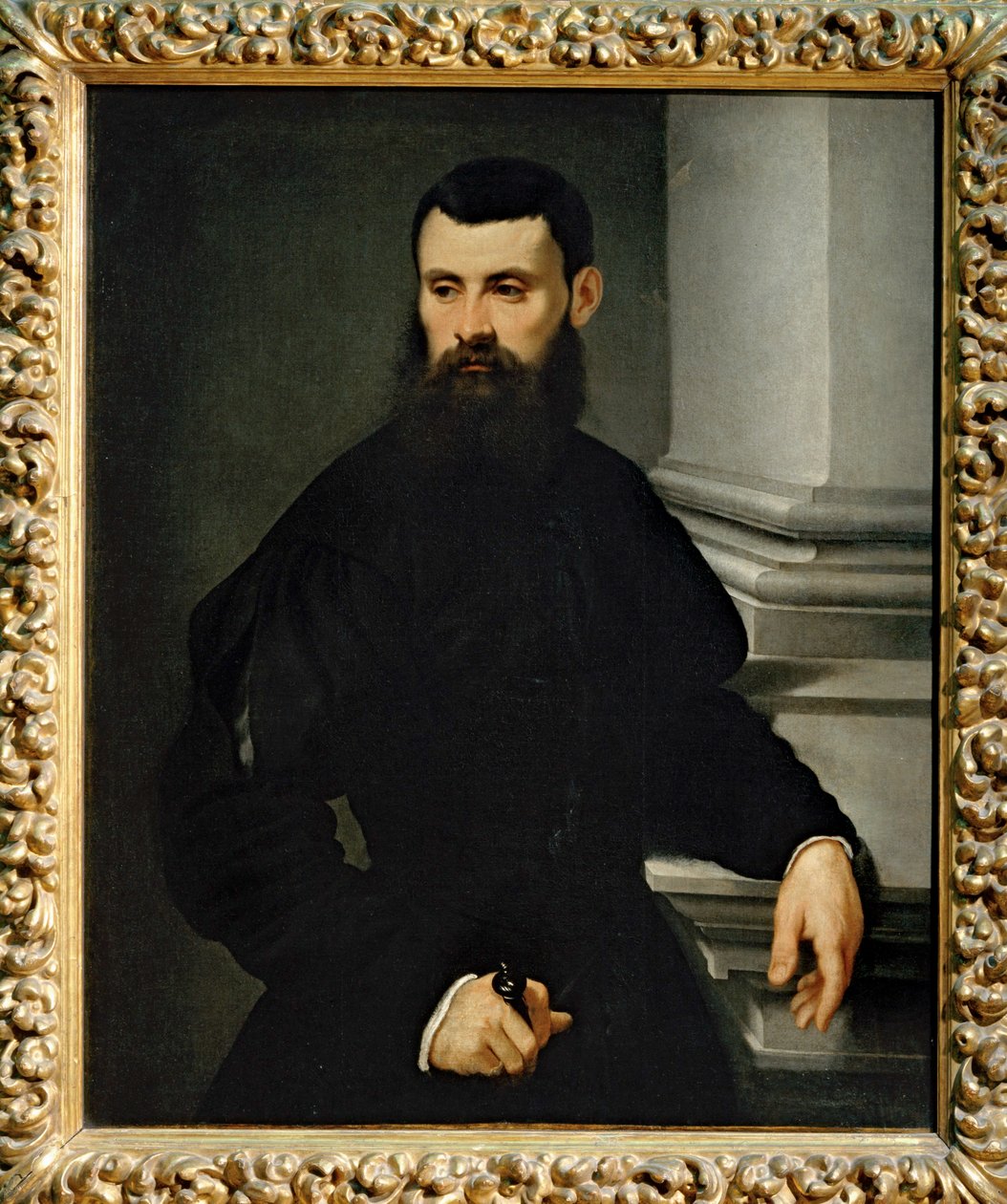 Portræt af en mand - Mandligt portræt ... af Jacopo Robusti Tintoretto