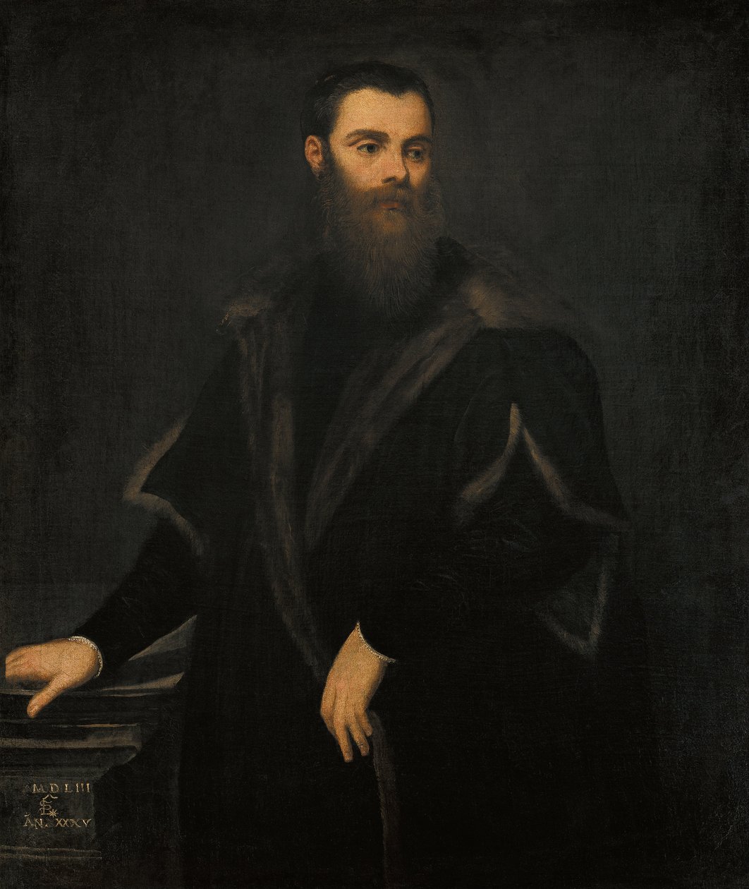 Portræt af Lorenzo Soranzo 1519-1575, 1553 af Jacopo Robusti Tintoretto