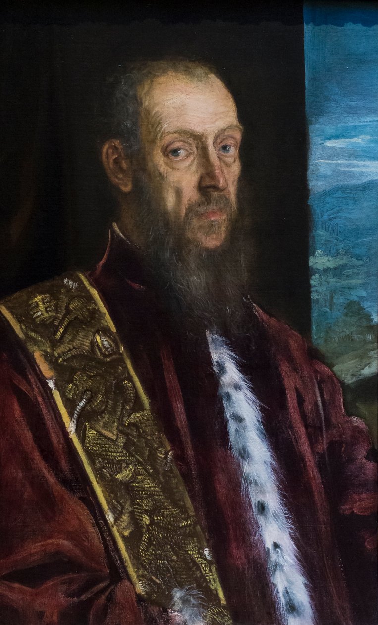 Portræt af Vincenzo Morosini, ca. 1575-80 (olie på lærred) af Jacopo Robusti Tintoretto