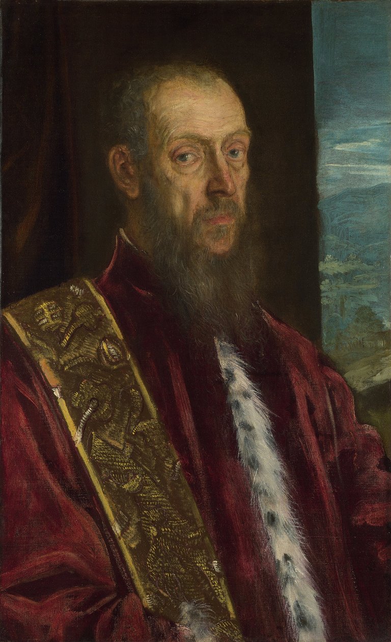 Portræt af Vincenzo Morosini, ca. 1575 af Jacopo Robusti Tintoretto