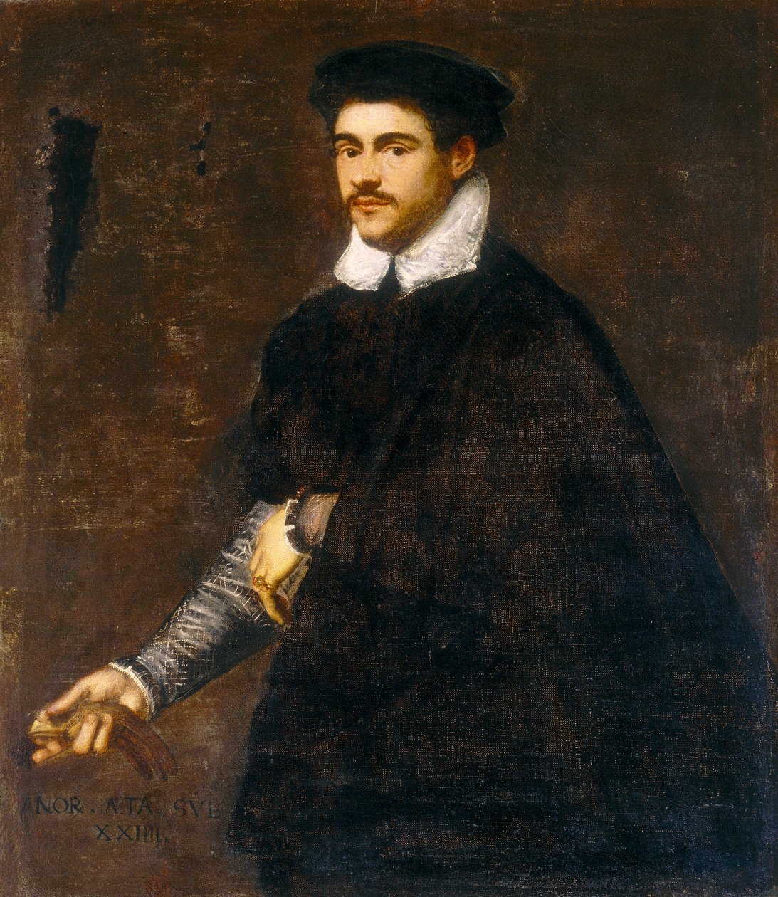 Portræt af en ung mand af Jacopo Robusti Tintoretto