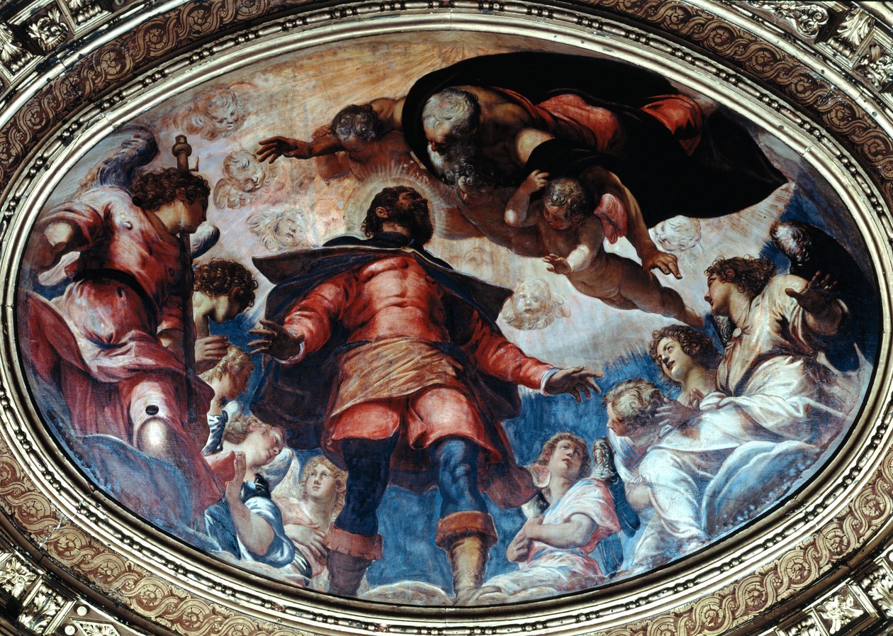 San Rocco in Glory, 1564. af Jacopo Robusti Tintoretto