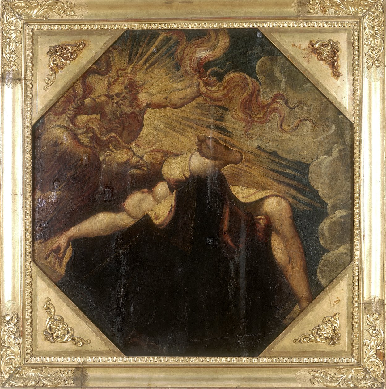 Semele brændt af Jupiter, ca. 1541 (se også 2384621) af Jacopo Robusti Tintoretto
