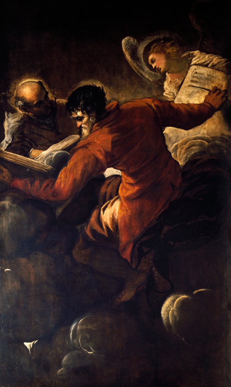 Evangelisterne Lukas og Matthæus af Jacopo Robusti Tintoretto