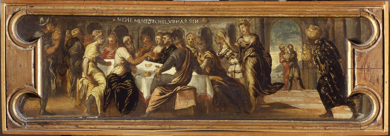 Belshazzars fest. af Jacopo Robusti Tintoretto