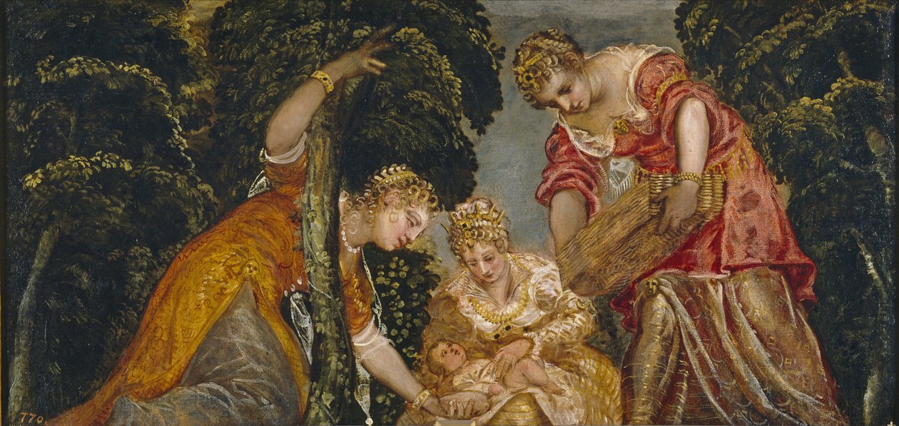 Fundet af Moses af Jacopo Robusti Tintoretto