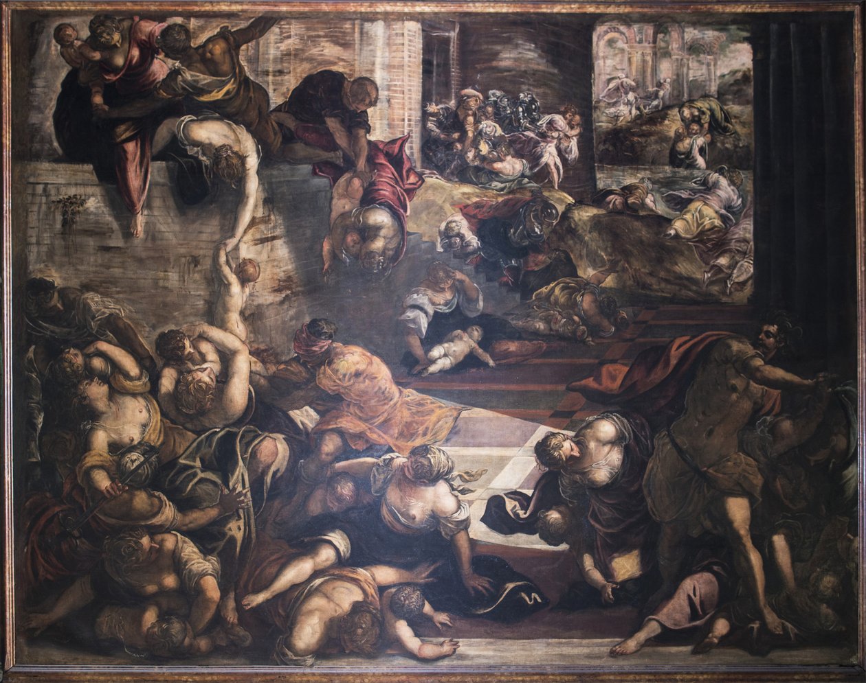 Massakren på de uskyldige, 1582-1585. af Jacopo Robusti Tintoretto