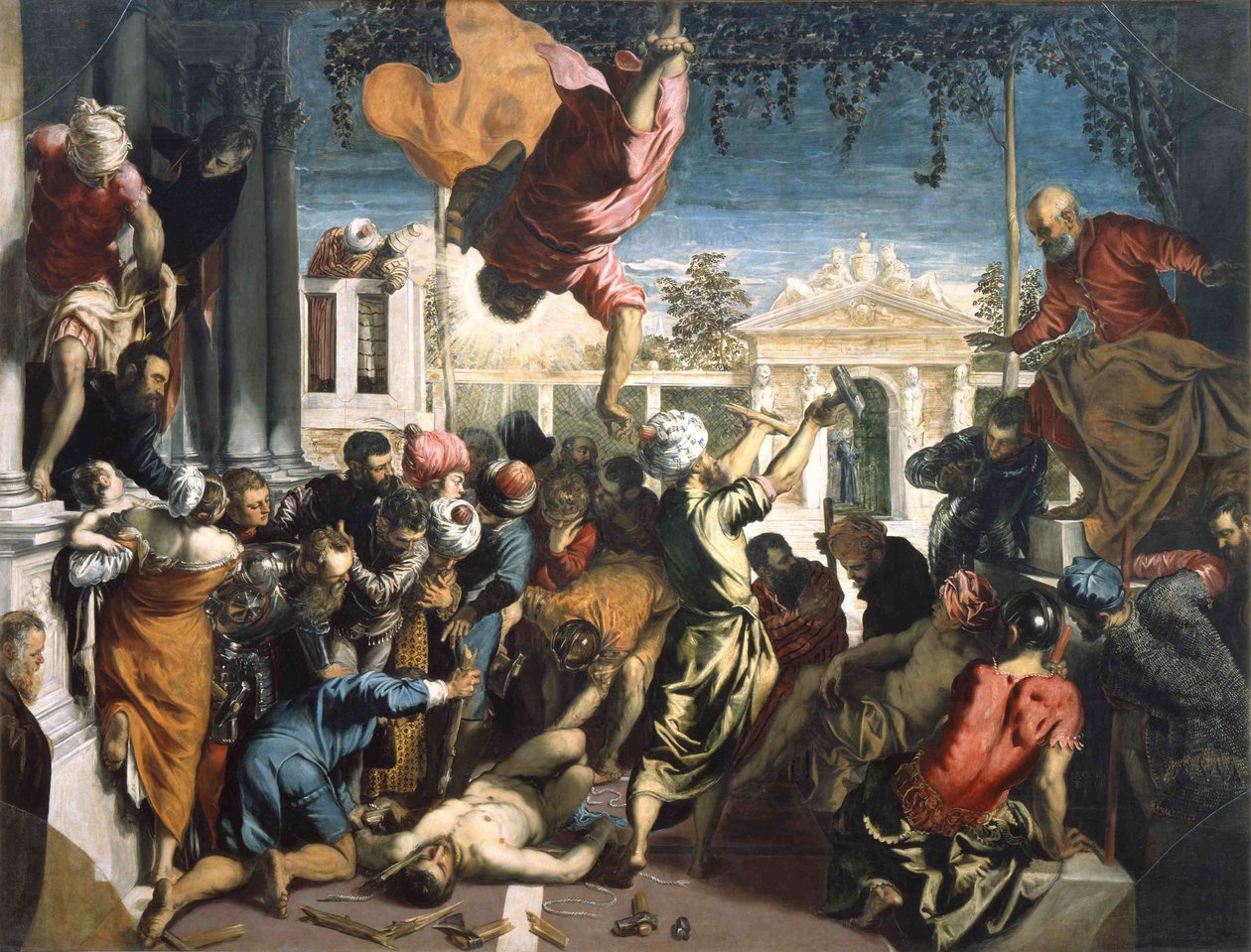 Slavens mirakel Miraklet fra Sankt Markus af Jacopo Robusti Tintoretto