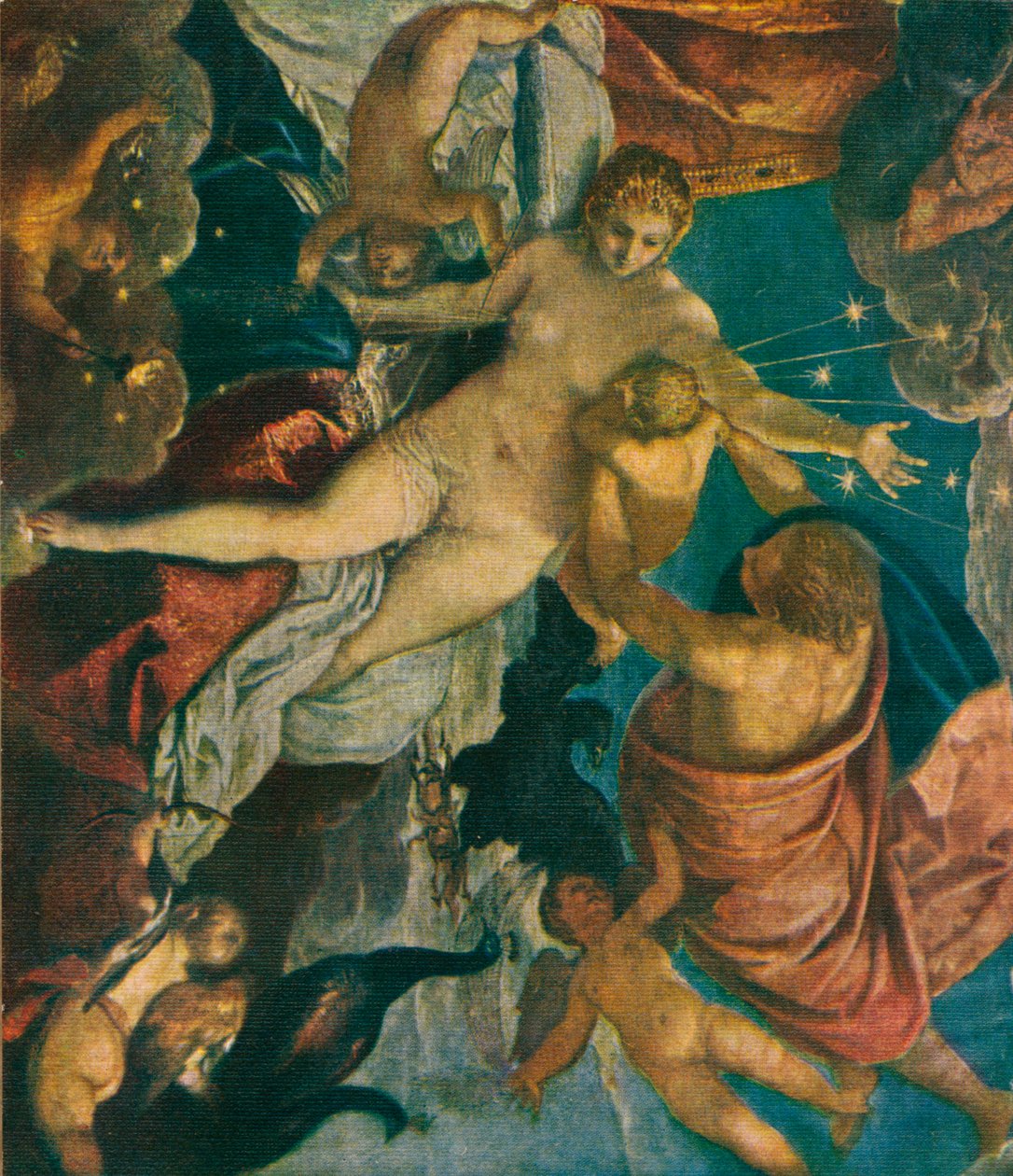Mælkevejens oprindelse, 1575, 1909 af Jacopo Robusti Tintoretto