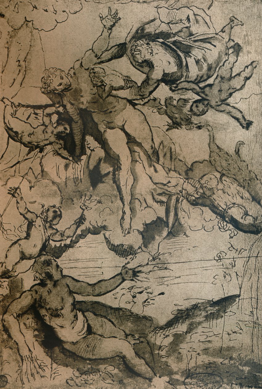Mælkevejens oprindelse, c1575 1932. af Jacopo Robusti Tintoretto