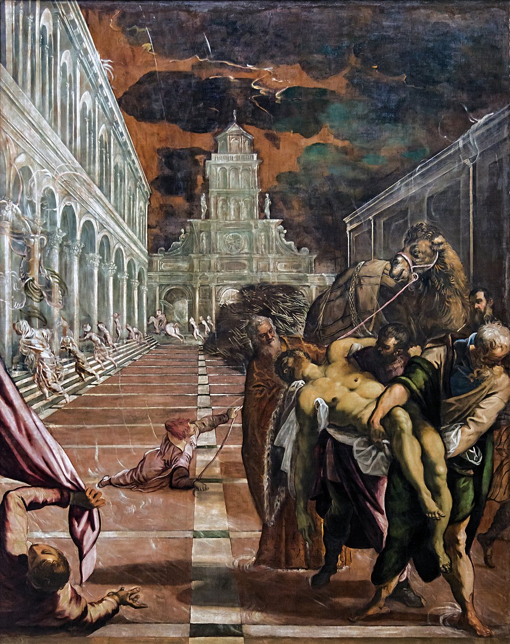 Transport af liget af St. Mark af Jacopo Robusti Tintoretto