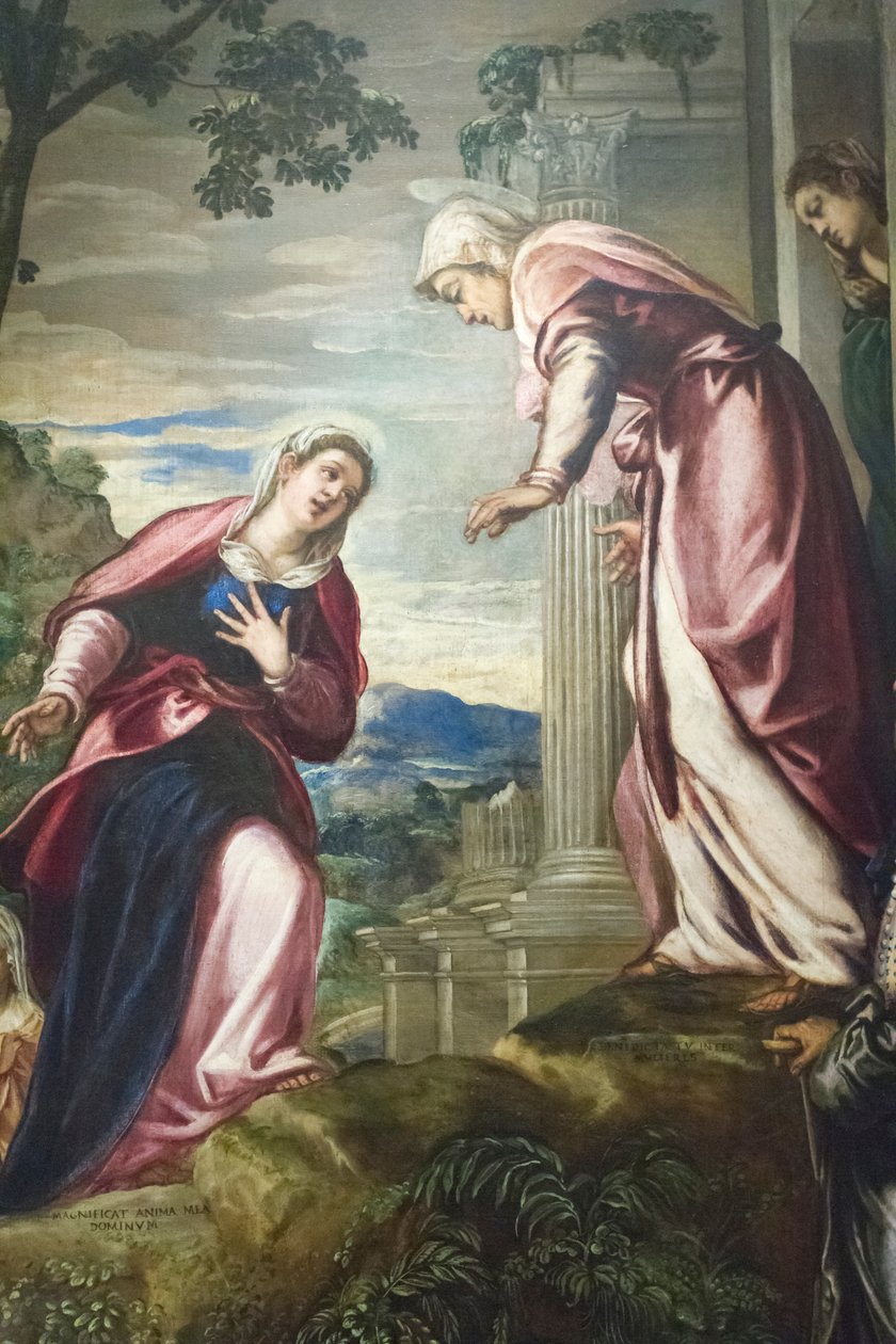 Besøg hos Sankt Josef og Sankt Zacharias af Jacopo Robusti Tintoretto