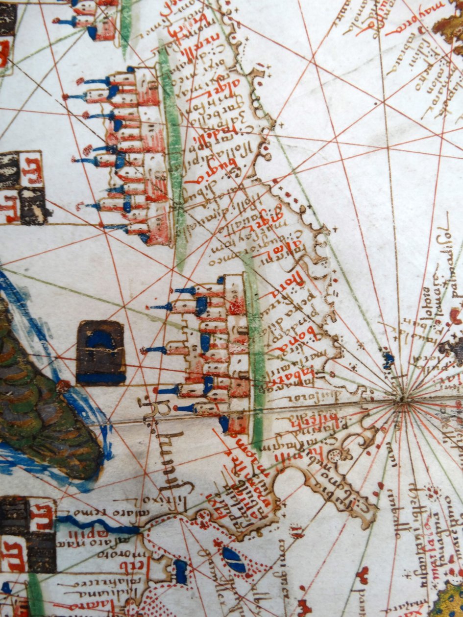 Renæssancekort over Europa, Jacopo Russo (efter), 1528 af Jacopo Russo