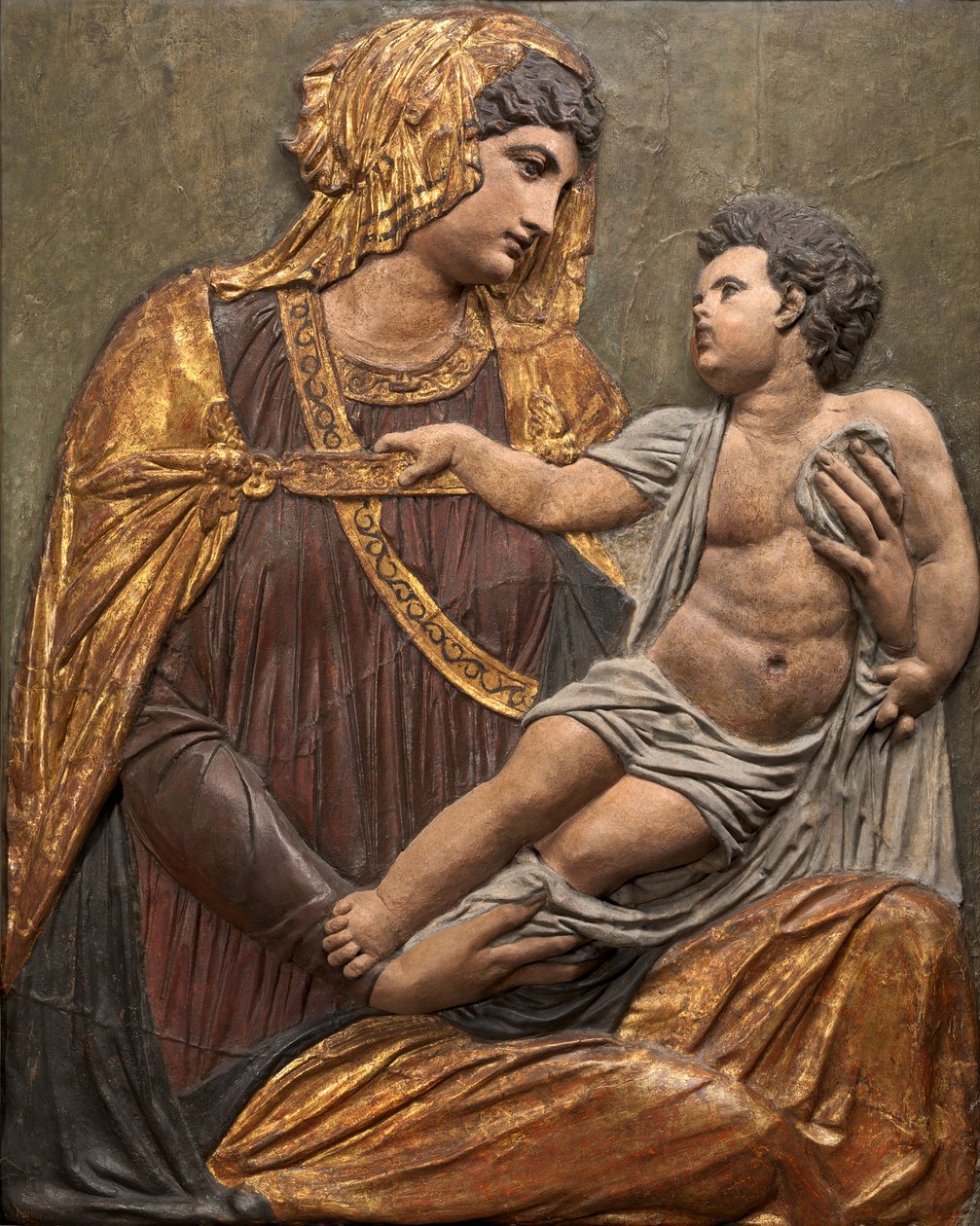 Madonna og barn, ca. 1550. af Jacopo Sansovino