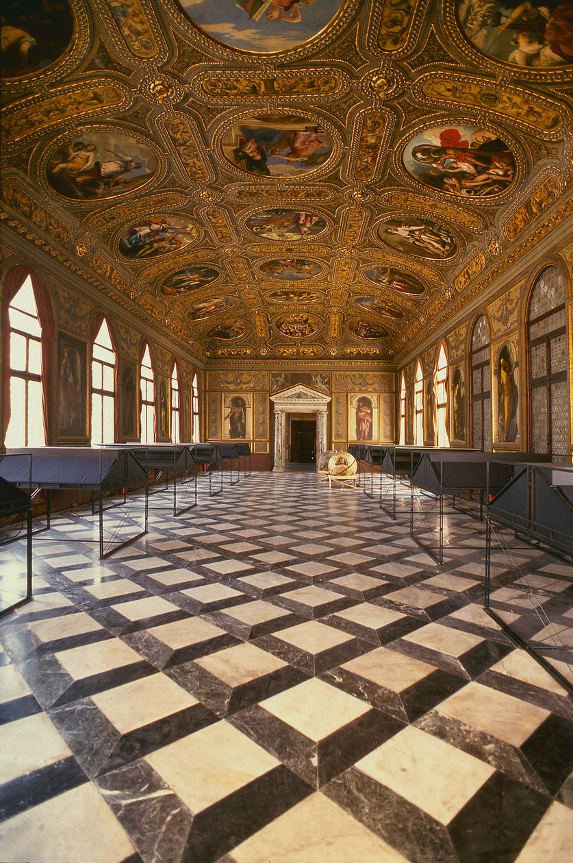 Sala Dorata, bygget 1537-88 af Jacopo Sansovino
