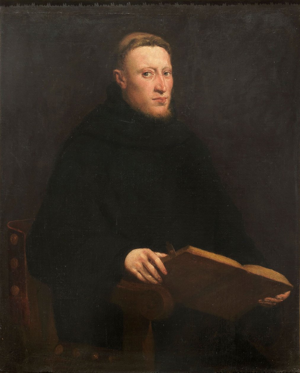 Italiensk: Portræt af Onofrio Panvinio Portræt af Onofrio Panvinio af Jacopo Tintoretto