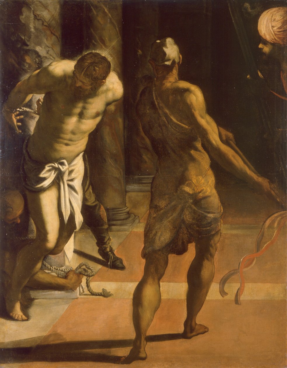 The flagellation of Christ, 1570