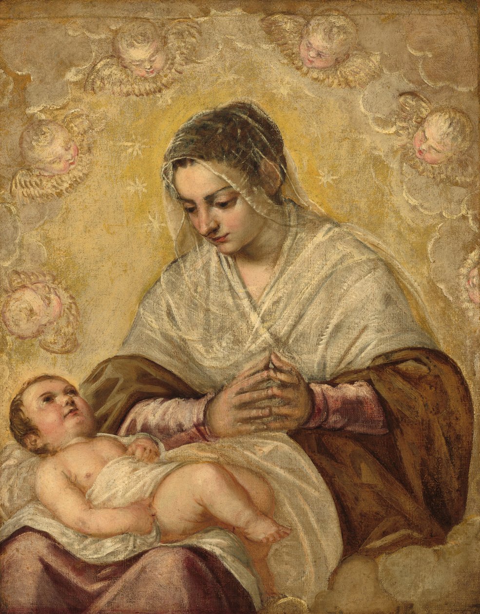Stjernernes Madonna, ca. 15751585 af Jacopo Tintoretto
