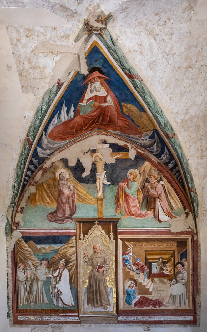 Historier om S. Bernardino og de hellige, St. Francis Kirke, Kapellet St. Bernardino af Siena af Jacopo Vincioli